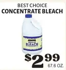 Harter House Best Choice concentrate bleach offer