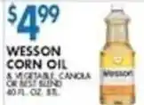Associated Wesson corn oil offer
