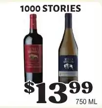Harter House 1000 Stories Wine offer