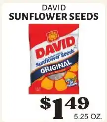 Harter House David sunflower seeds offer