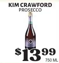 Harter House Kim Crawford Prosecco offer