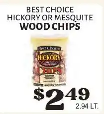 Harter House Best Choice Hickory or Mesquite Wood Chips offer