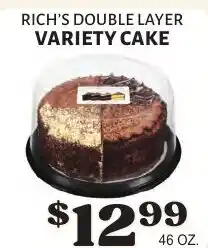 Harter House Rich's double layer variety cake offer