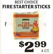 Harter House Best Choice fire starter sticks offer