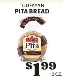Harter House Toufayan pita bread offer