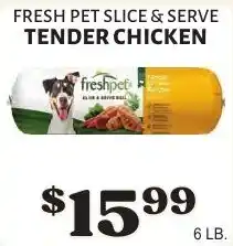 Harter House Freshpet fresh pet slice & serve tender chicken offer