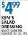 Associated Ken's salad dressing offer