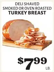 Harter House Deli Shaved Smoked Or Oven Roasted Turkey Breast offer