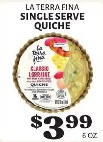 Harter House La terra fina single serve quiche offer