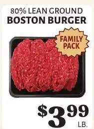Harter House Boston burger offer