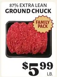 Harter House 87% extra lean ground chuck offer