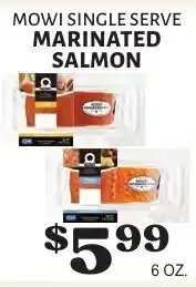 Harter House Mowi single serve marinated salmon offer