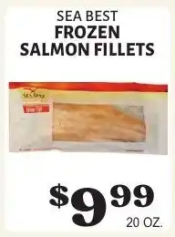 Harter House Sea Best frozen salmon fillets offer