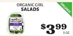 Harter House Organic Girl Salads offer