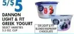 Associated Dannon Light & Fit Greek Yogurt offer