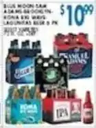 Associated Blue moon Sam adams brewing co Kona big wave Lagunitas beer 5 pk offer