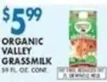 Associated Organic Valley Grassmilk offer