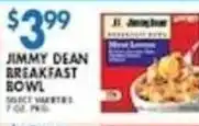 Associated Jimmy Dean breakfast bowl offer