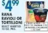 Associated Rana ravioli or tortelloni offer