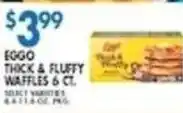 Associated Eggo thick & fluffy waffles offer