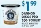 Associated Dannon Oikos Pro 20g Yogurt offer