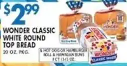Associated Wonder classic white round top bread offer