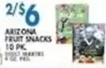 Associated Arizona fruit snack offer