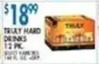 Associated Truly hard drinks offer