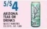 Associated Arizona teas or drinks offer