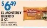 Associated El Monterey burrito offer