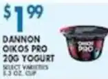 Associated Dannon Oikos Pro 20g Yogurt offer