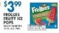 Associated Frolies Fruity Ice Pops offer