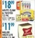 Associated White Claw & Twisted offer