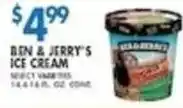 Associated Ben & Jerry's ice cream offer