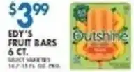 Associated Edy's fruit bars offer
