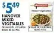 Associated Hanover mixed vegetables offer
