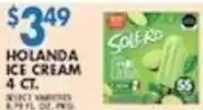 Associated Holanda ice cream offer