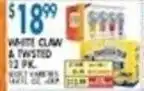 Associated White Claw & Twisted offer