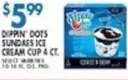 Associated Dippin' Dots Sundae Ice Cream Cup offer