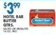 Associated Hotel Bar butter offer