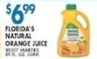 Associated Florida's natural orange juice offer