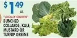 Associated Bunched Collards, Kale, Mustard Or Turnip Greens offer