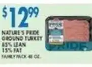 Associated Nature's Pride ground turkey offer