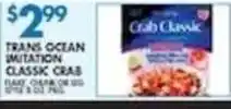 Associated Trans ocean imitation classic crab offer
