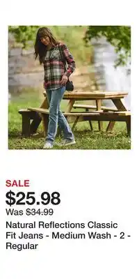 Cabela's Natural Reflections Classic Fit Jeans - Medium Wash - 2 - Regular offer