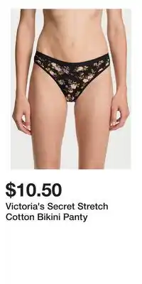 Victoria's Secret Victoria's Secret Stretch Cotton Bikini Panty offer