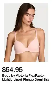 Victoria's Secret Body by Victoria FlexFactor Lightly Lined Plunge Demi Bra offer
