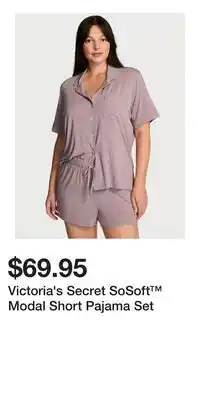 Victoria's Secret Victoria's Secret SoSoft Modal Short Pajama Set offer