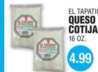Carnicerias Jimenez El Tapatio Queso Cotija offer