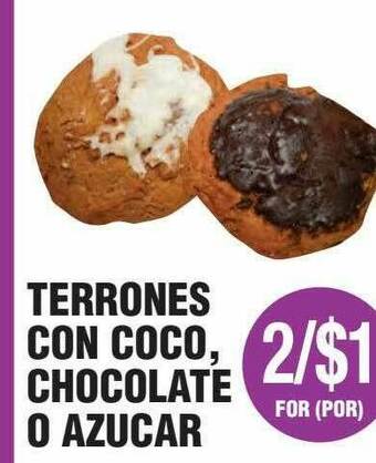 Carnicerias Jimenez Terrones Con Coco, Chocolate O Azucar offer